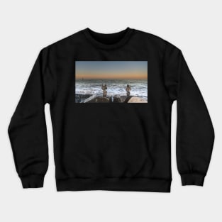 Stones on Sheringham Beach Crewneck Sweatshirt